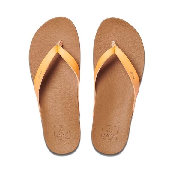 Reef Tan and Orange Sandals - Picture 1 of 6